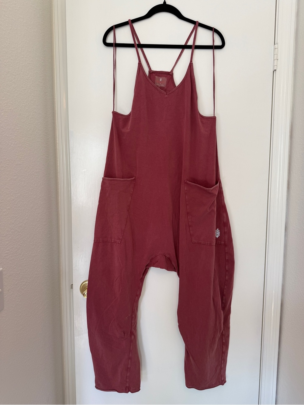 Free People Hot Shot Onesie Sour Cherry